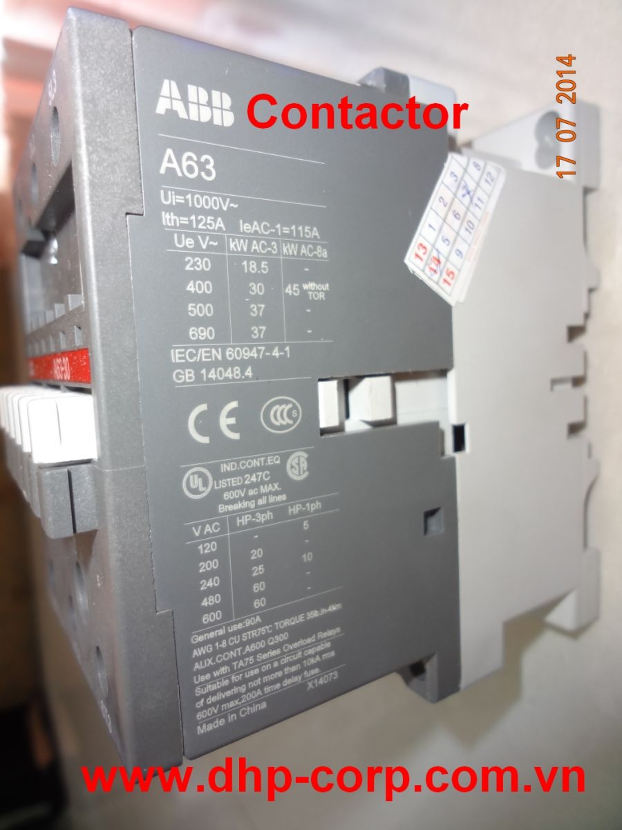 Công tắc tơ ABB - Contactor ABB